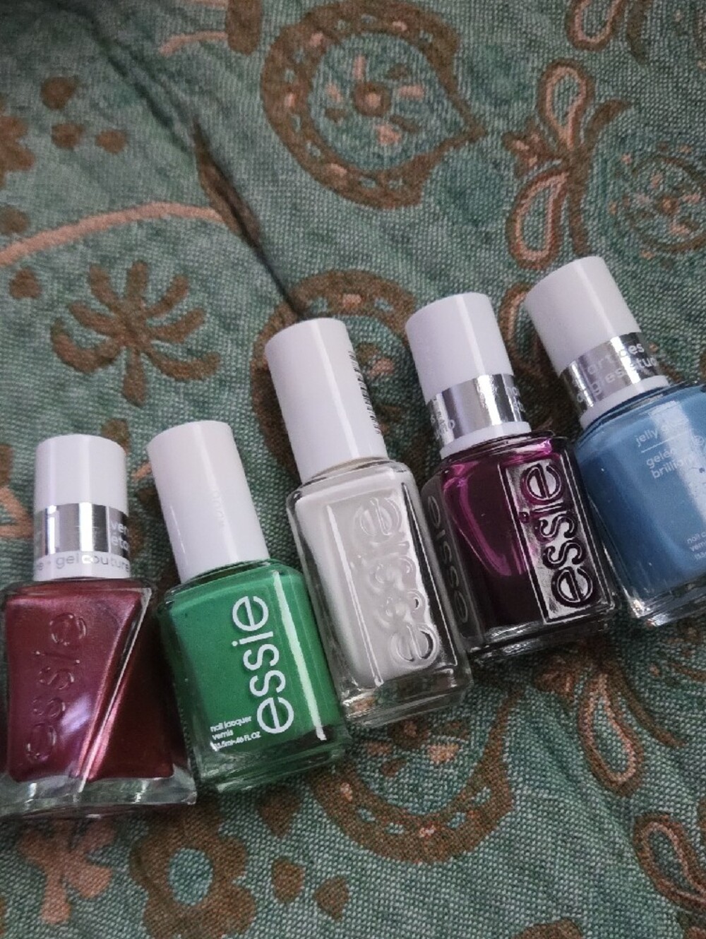 Essie Nail Polish Set - Green, White, Blue, Plum, Mauve - Picture 2 of 3